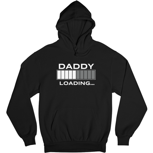 Daddy Loading Unisex Hoodie | Black