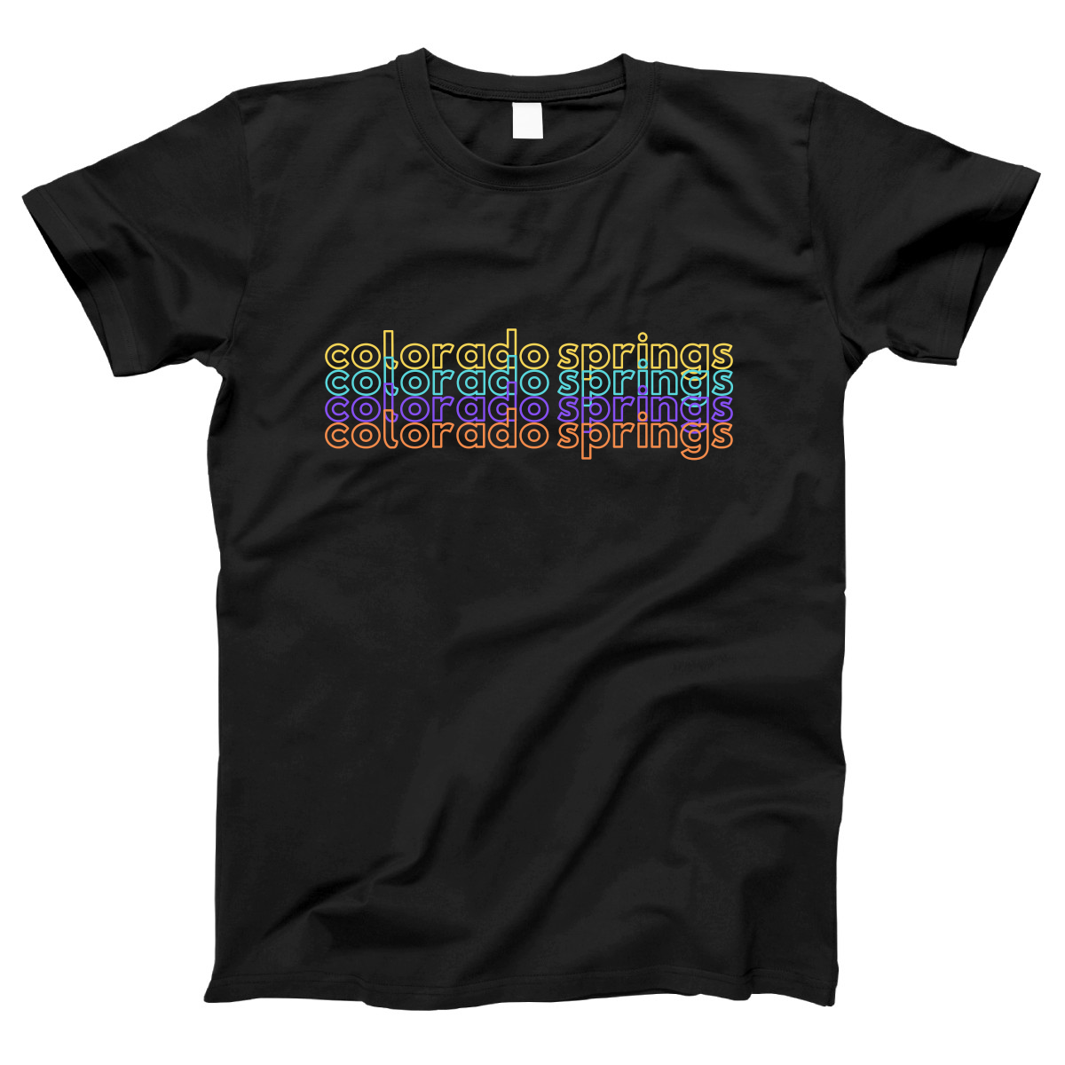 Colorado Springs Women's T-shirt | Black