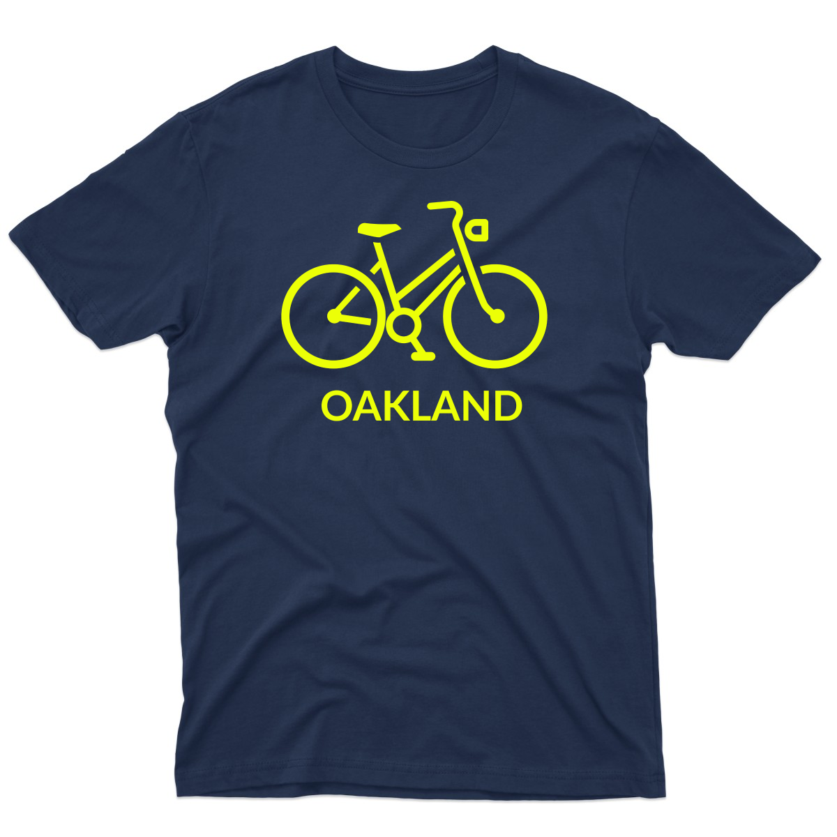 Bike Oakland Represent Men's T-shirt | Navy