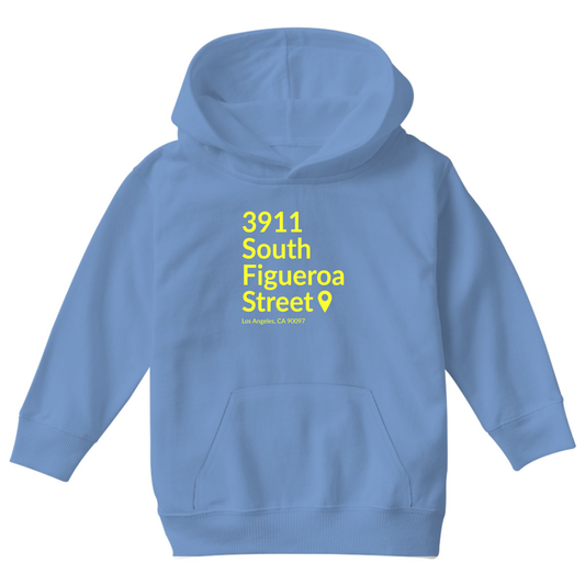 Los Angeles Football Stadium Kids Hoodie | Blue