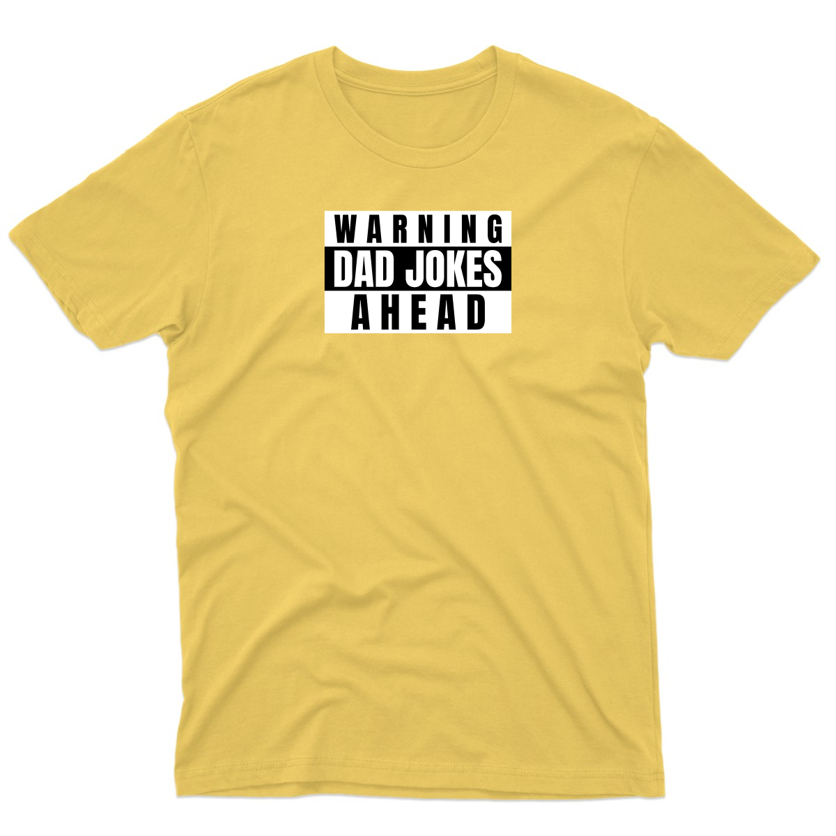 Dad Jokes Men's T-shirt | Yellow