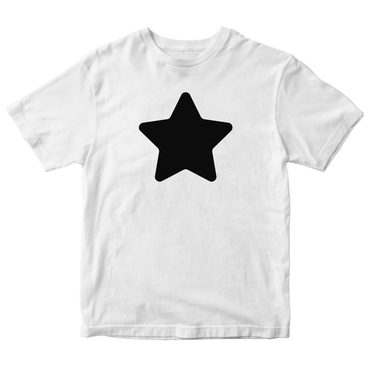 Cartoon Star Kids T-shirt | White