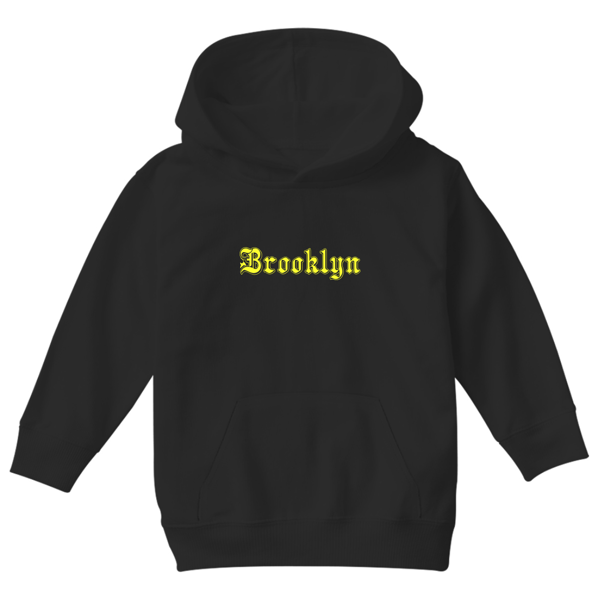 Brooklyn Gothic Represent Kids Hoodie | Black