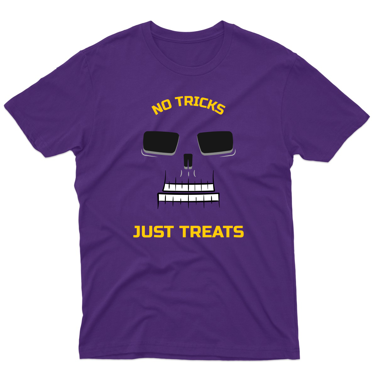 No Tricks Just Treats Men's T-shirt | Purple