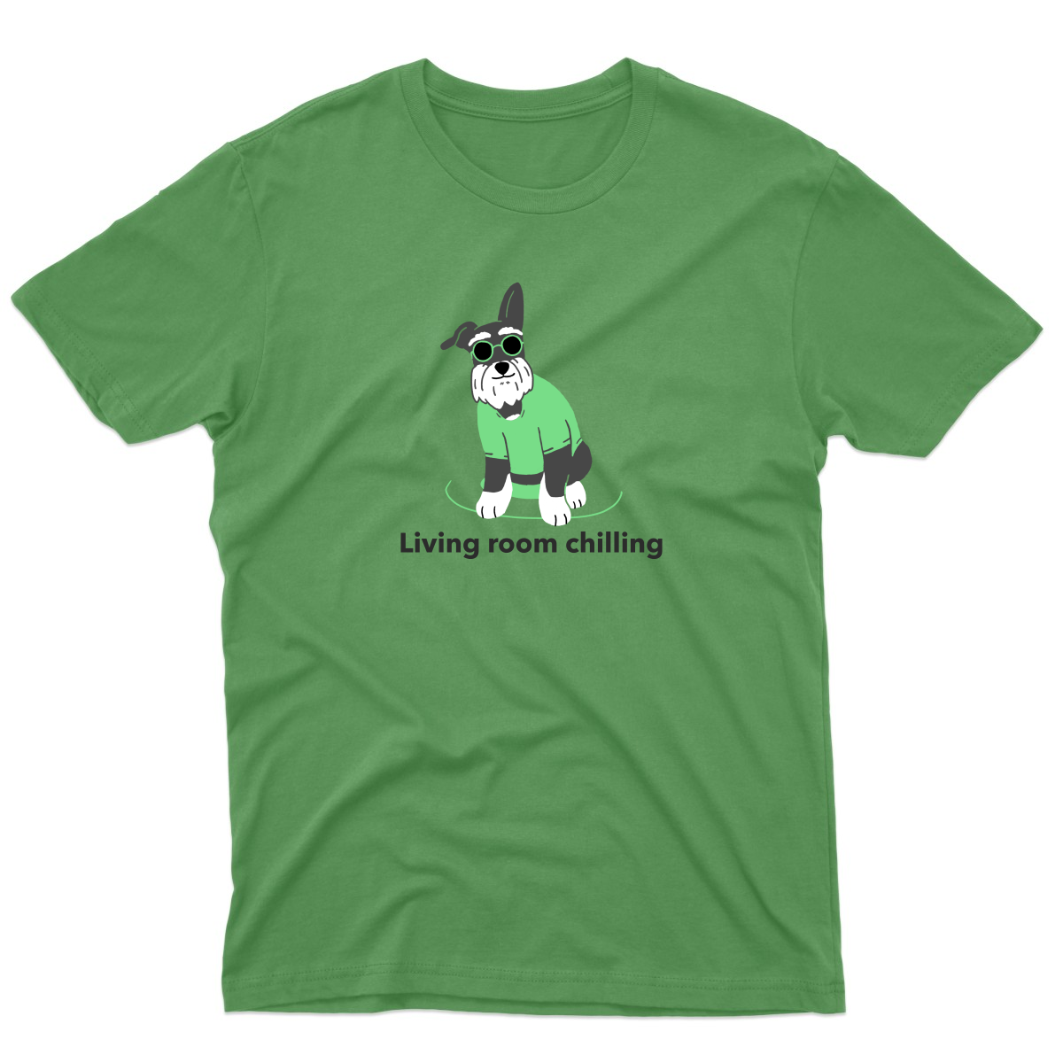 Cool Dog Men's T-shirt | Green