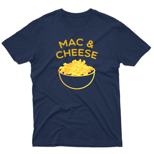 Bowl of Mac and Cheese Men's T-shirt | Navy