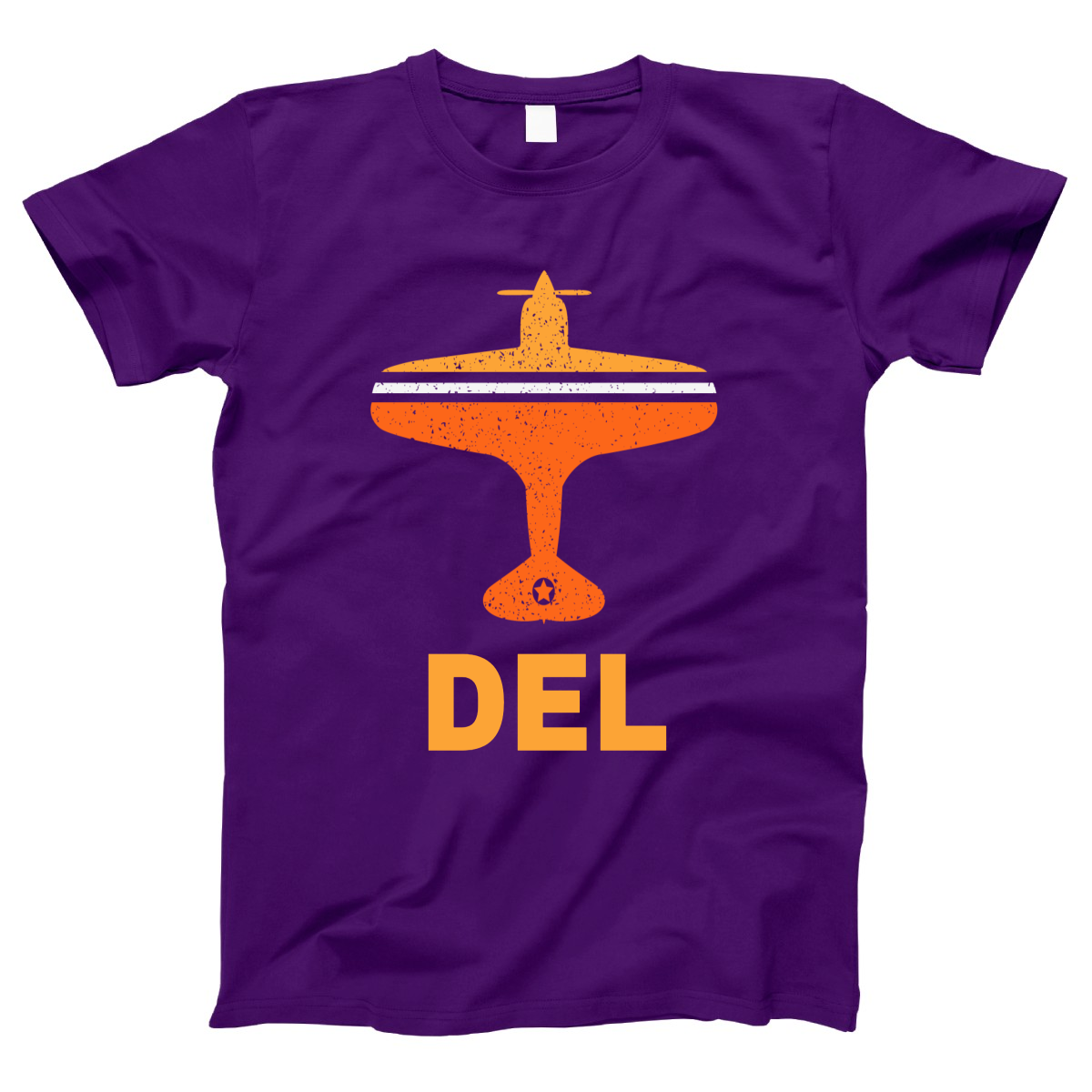 Fly Delhi DEL Airport  Women's T-shirt | Purple