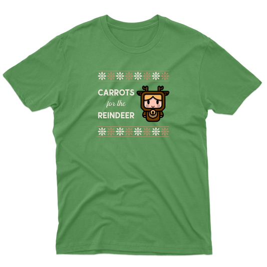 Carrots for the Reindeer Men's T-shirt | Green