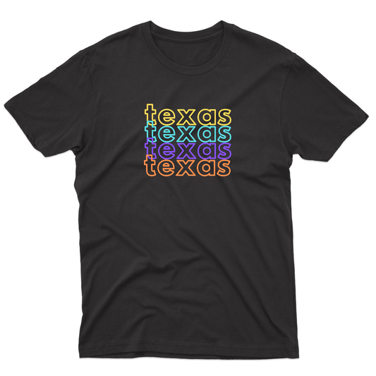 Texas Men's T-shirt | Black