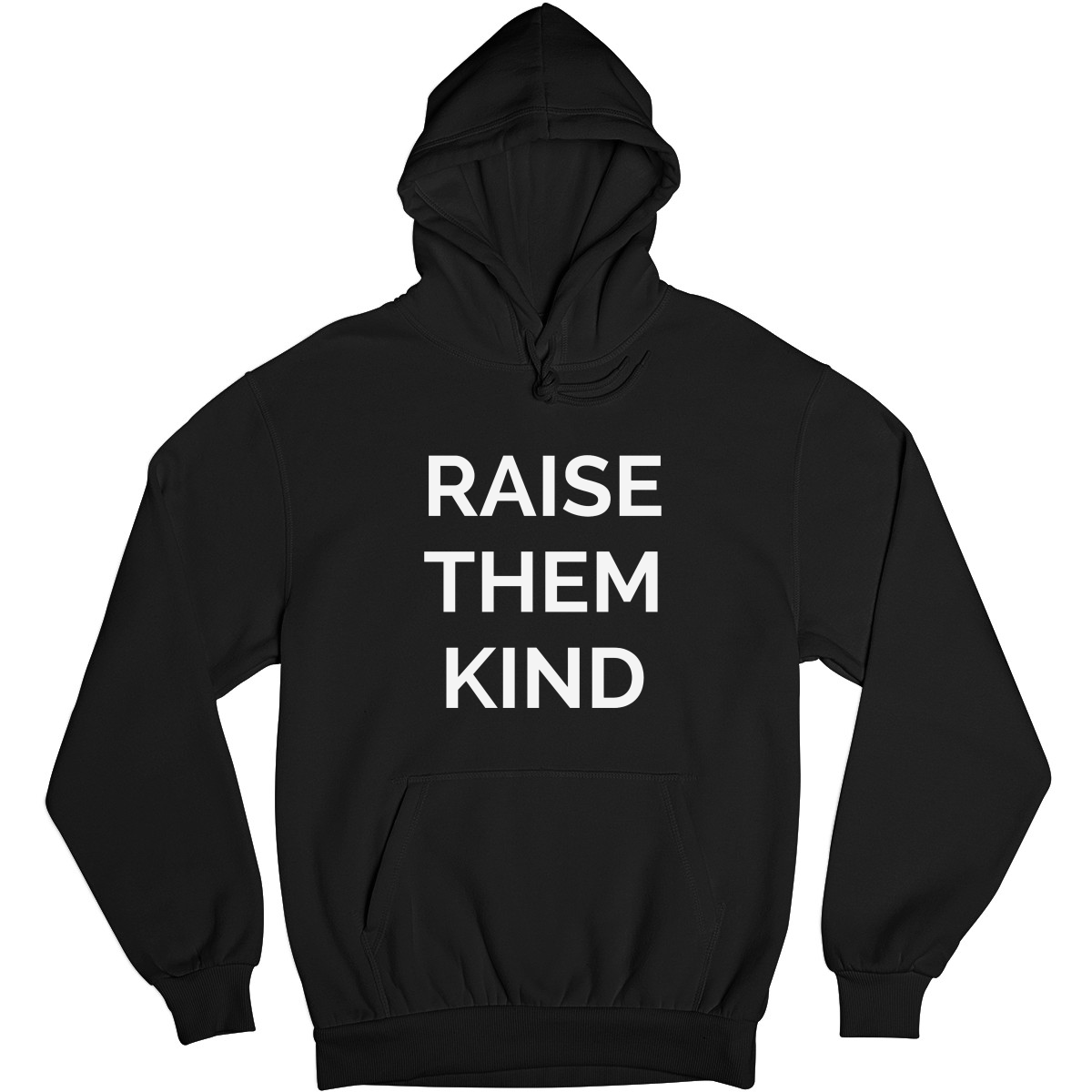 Raise Them Kind Unisex Hoodie | Black