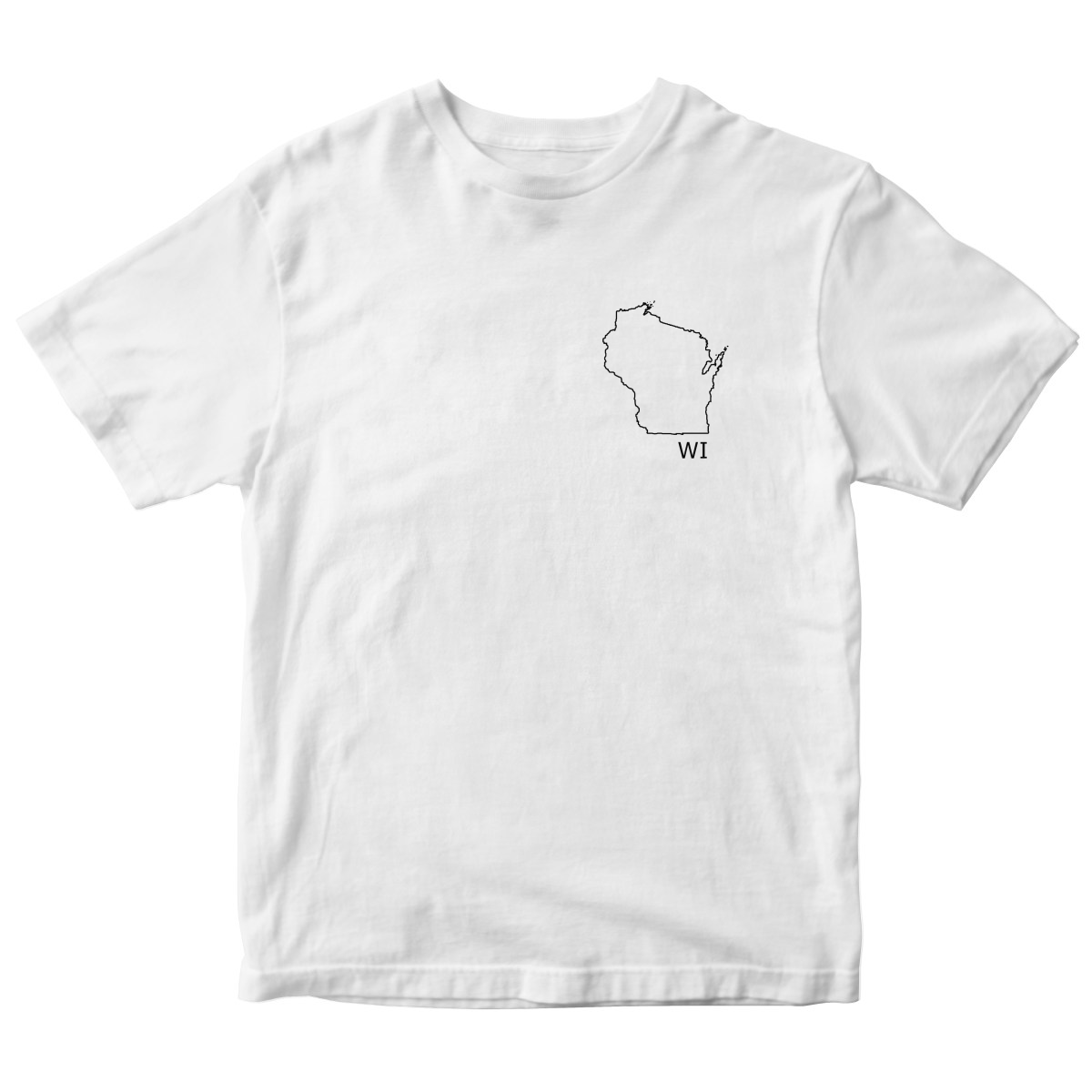 Wisconsin Kids T-shirt | White