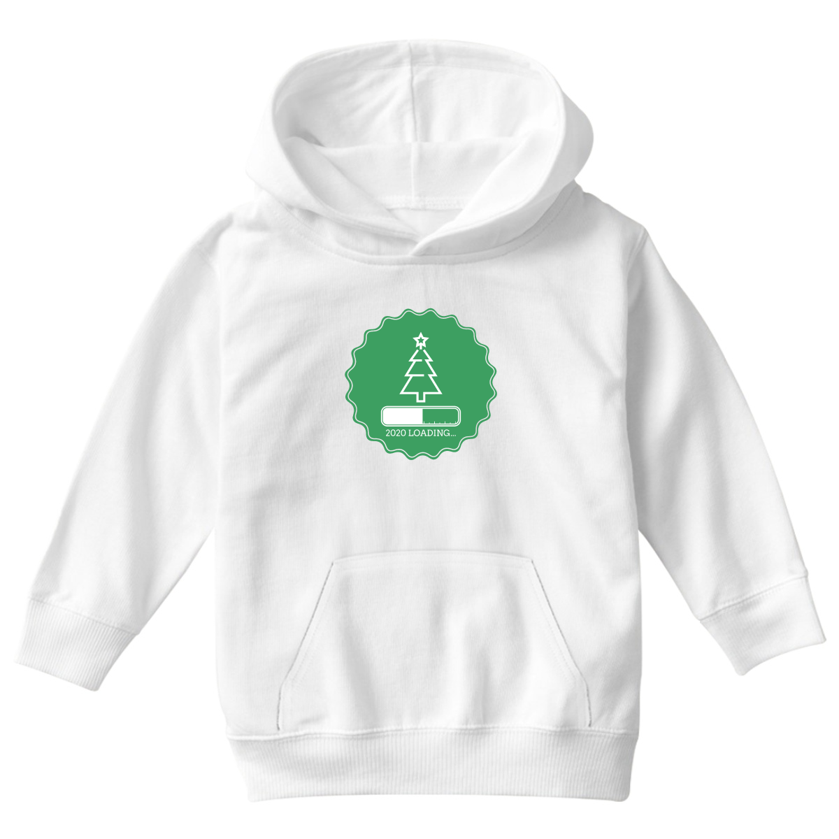 2021 Loading Kids Hoodie | White