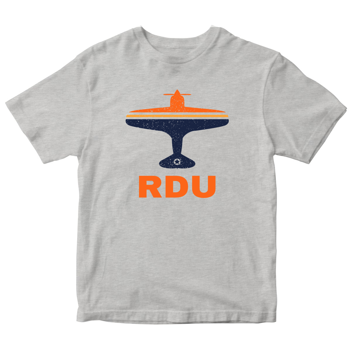 Fly Raleigh-Durham RDU Airport Kids T-shirt | Gray