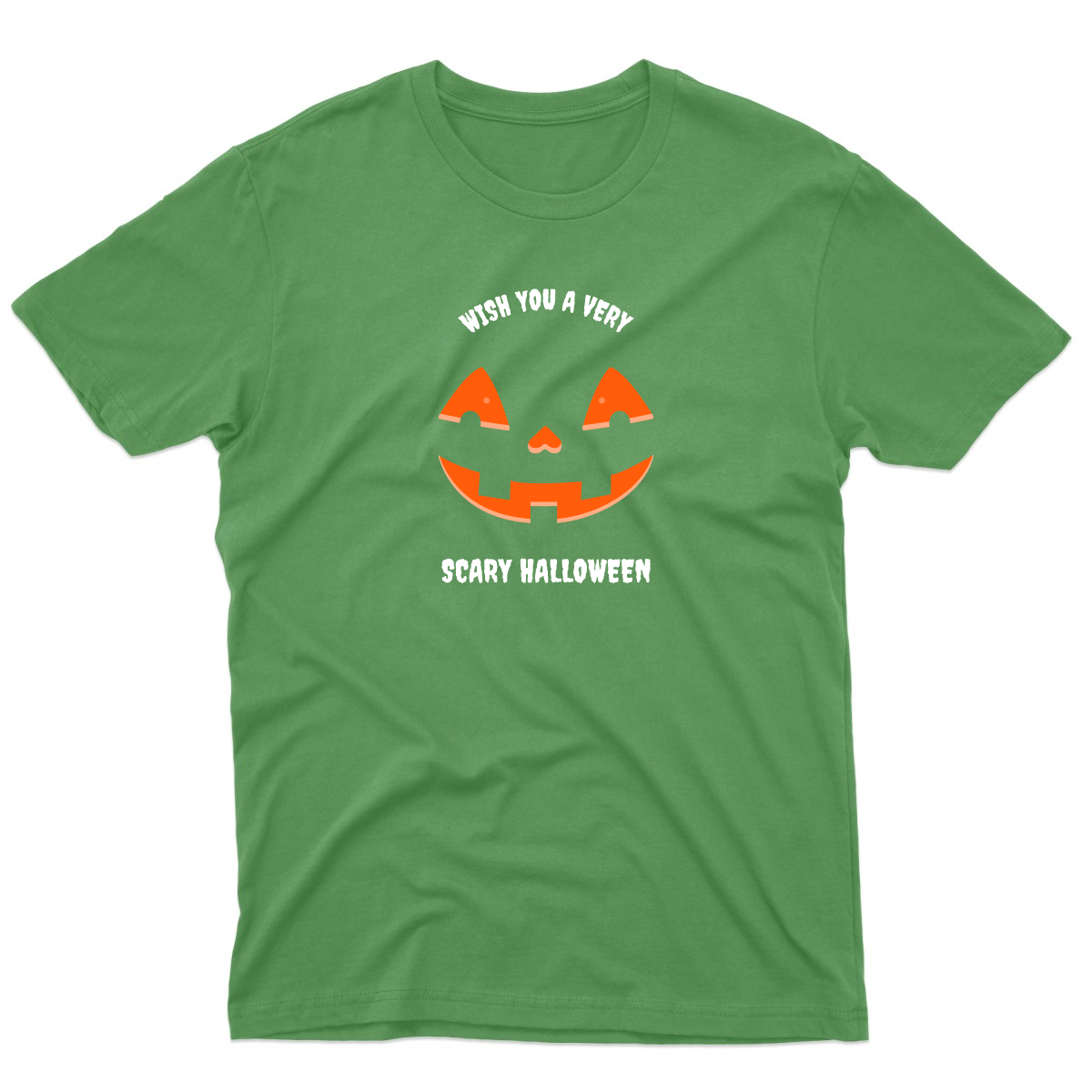 Wish You a Very Scary Halloween Men's T-shirt | Green