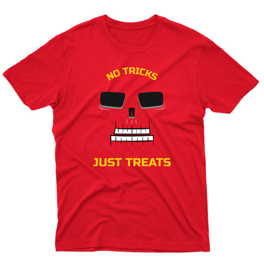 No Tricks Just Treats Men's T-shirt | Red