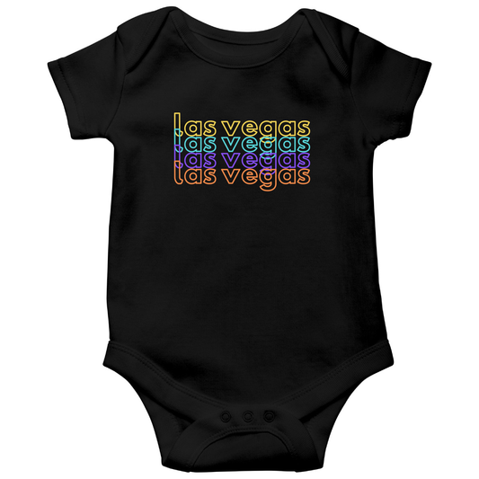 Las Vegas Baby Bodysuit | Black