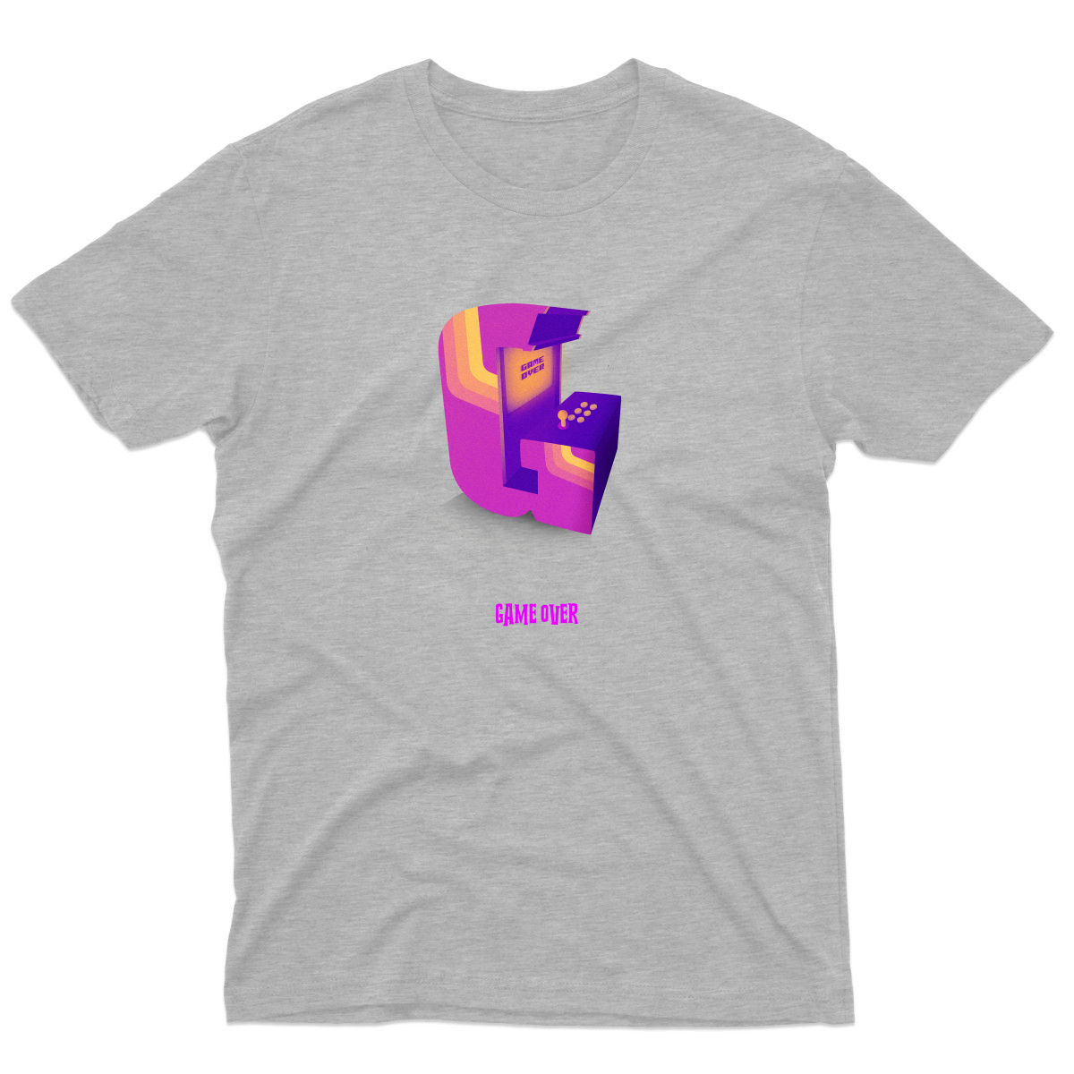 Game Over Men's T-shirt | Gray