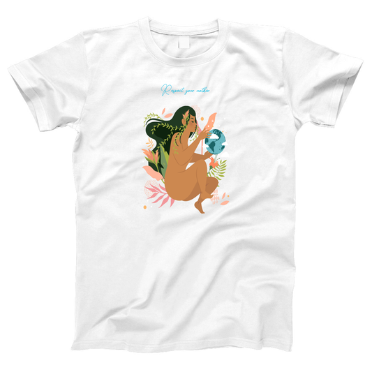 Respect your mother Women's T-shirt | White