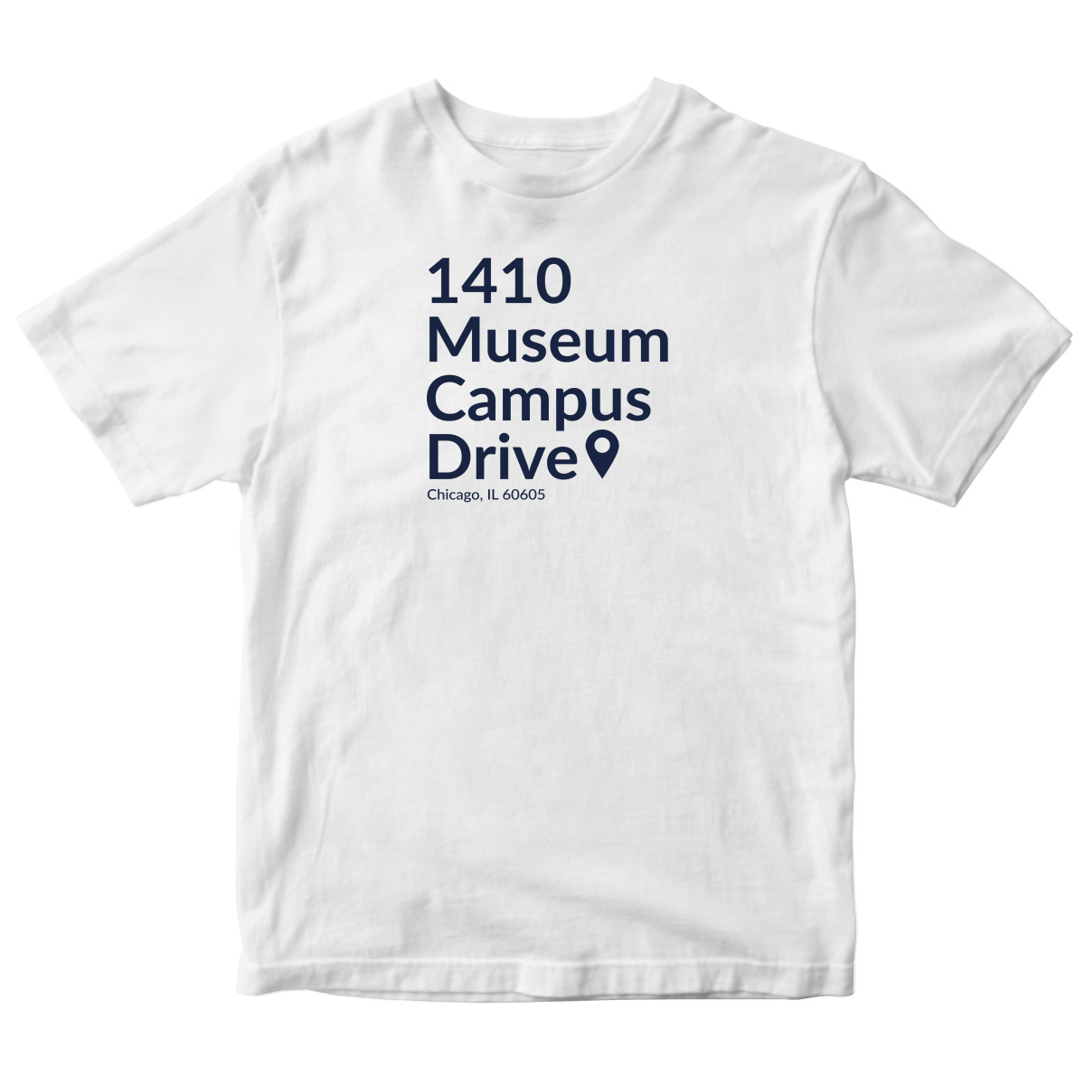 Chicago Football Stadium Kids T-shirt | White
