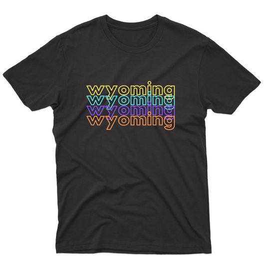 Wyoming Men's T-shirt | Black