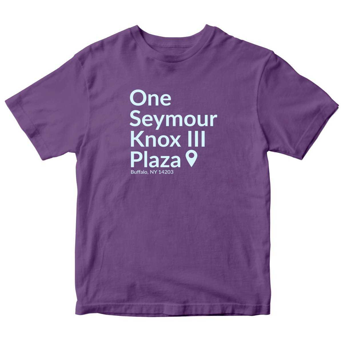 Buffalo Hockey Stadium Kids T-shirt | Purple