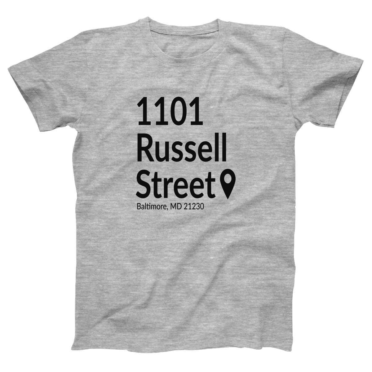 Baltimore Football Stadium Women's T-shirt | Gray