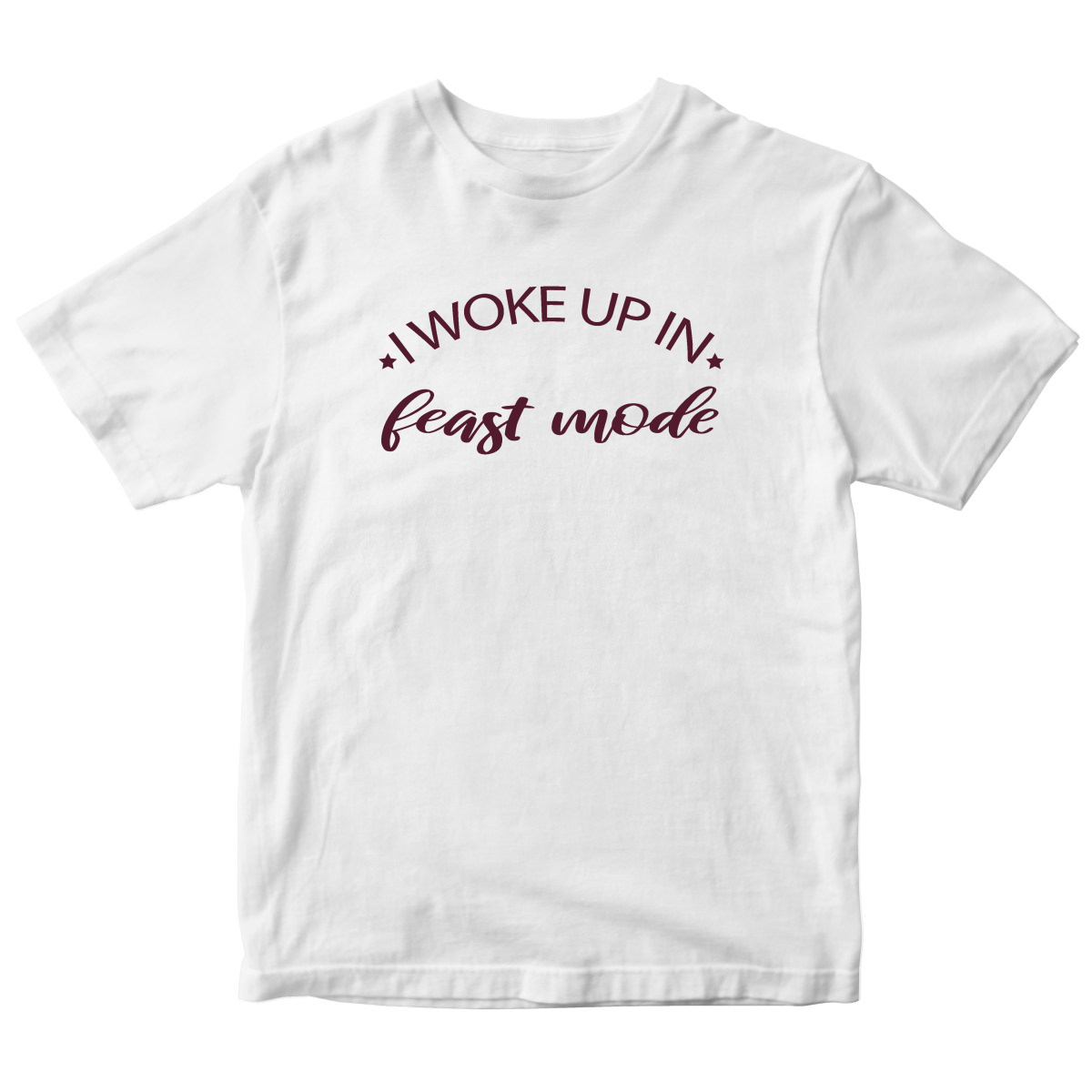 Feast Mode Kids T-shirt | White