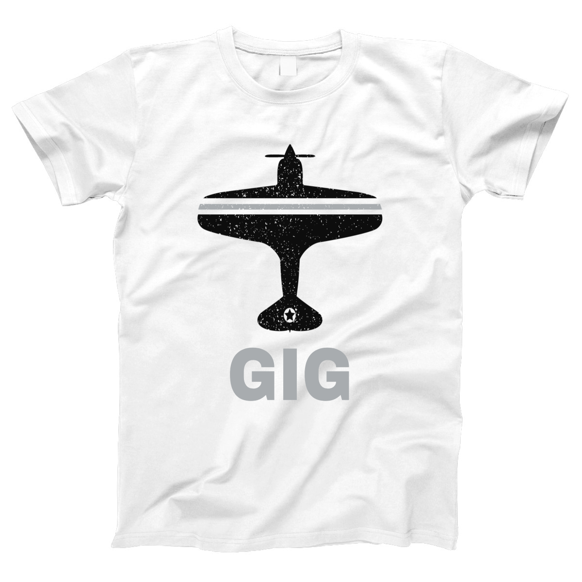 Fly Rio de Janerio GIG Airport Women's T-shirt | White