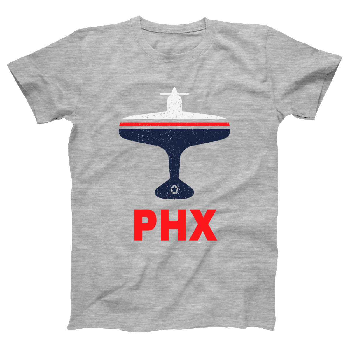 Fly Phoenix PHX Airport  Women's T-shirt | Gray