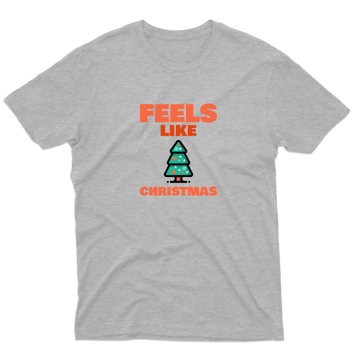 Feels Like Christmas Men's T-shirt | Gray