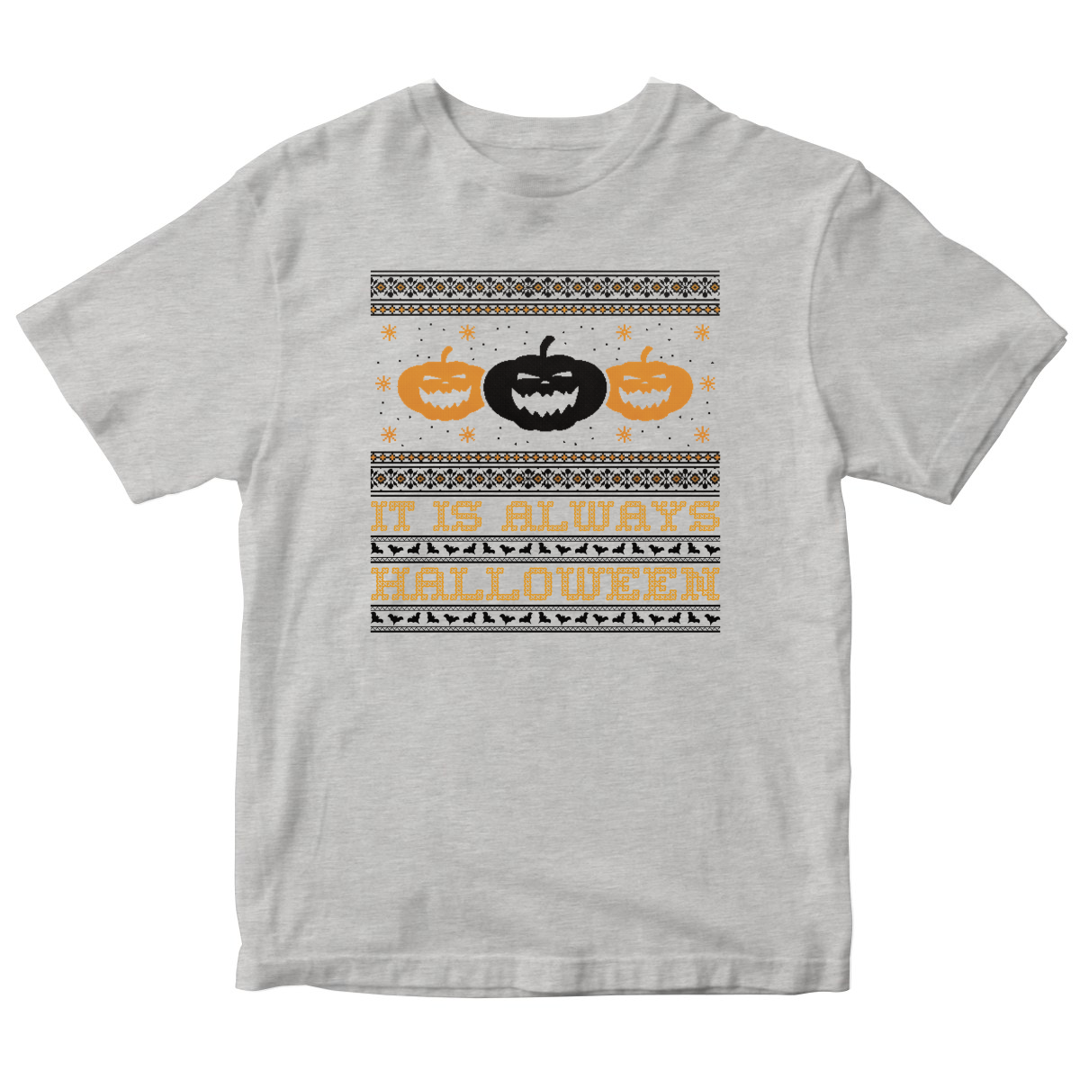It's Always Halloween Kids T-shirt | Gray