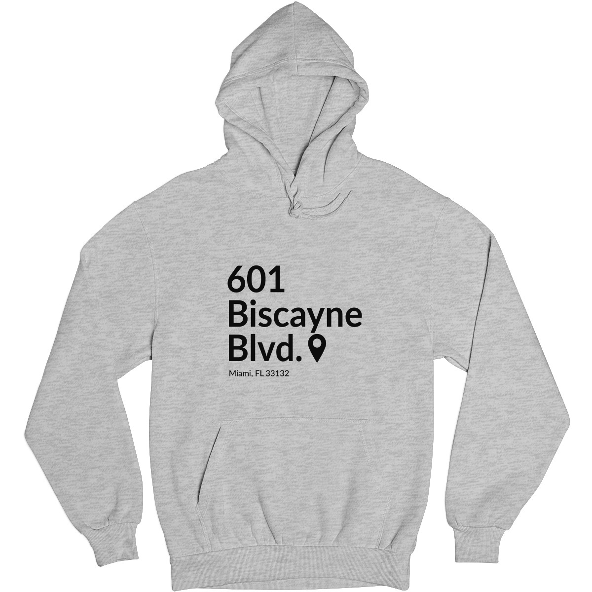 Miami Basketball Stadium  Unisex Hoodie | Gray