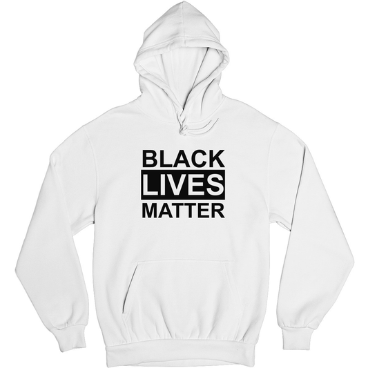 Black Lives Matter Unisex Hoodie | White
