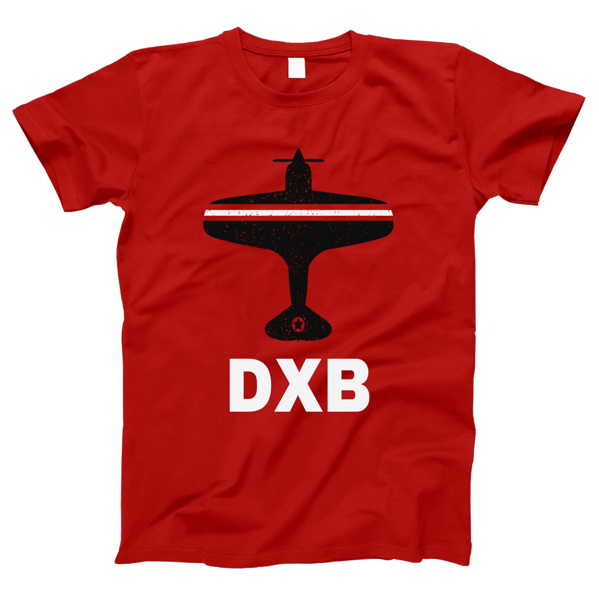 Fly Dubai DXB Airport Women's T-shirt | Red