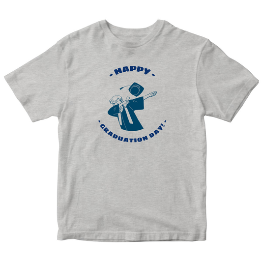 Happy Graduation Day Kids T-shirt | Gray