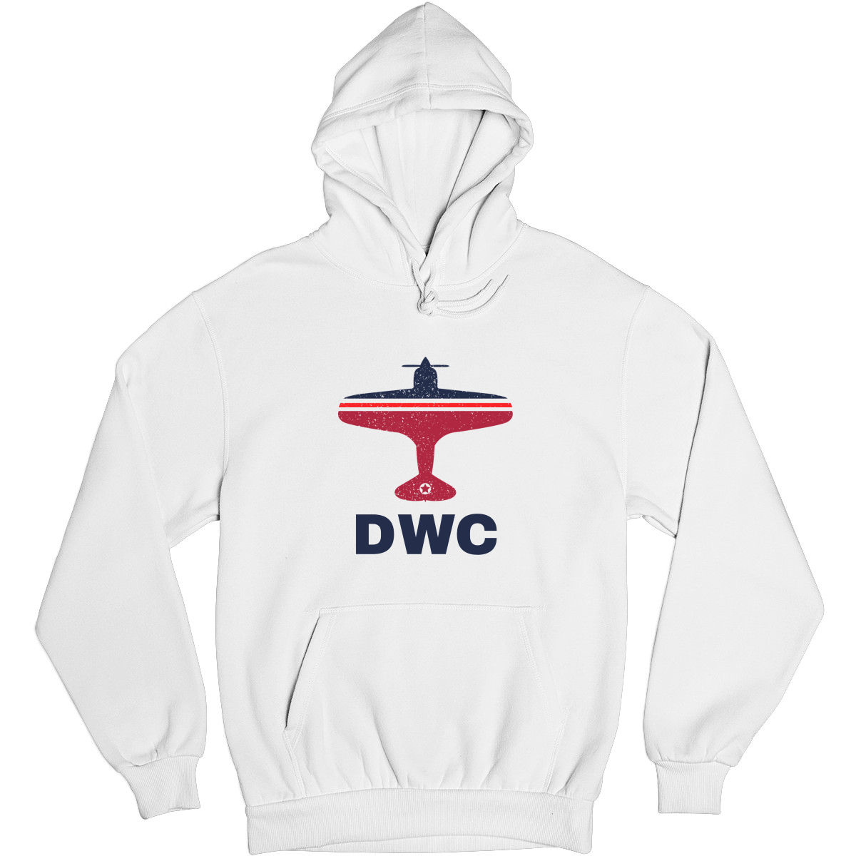 Fly Dubai DWC Airport  Unisex Hoodie | White