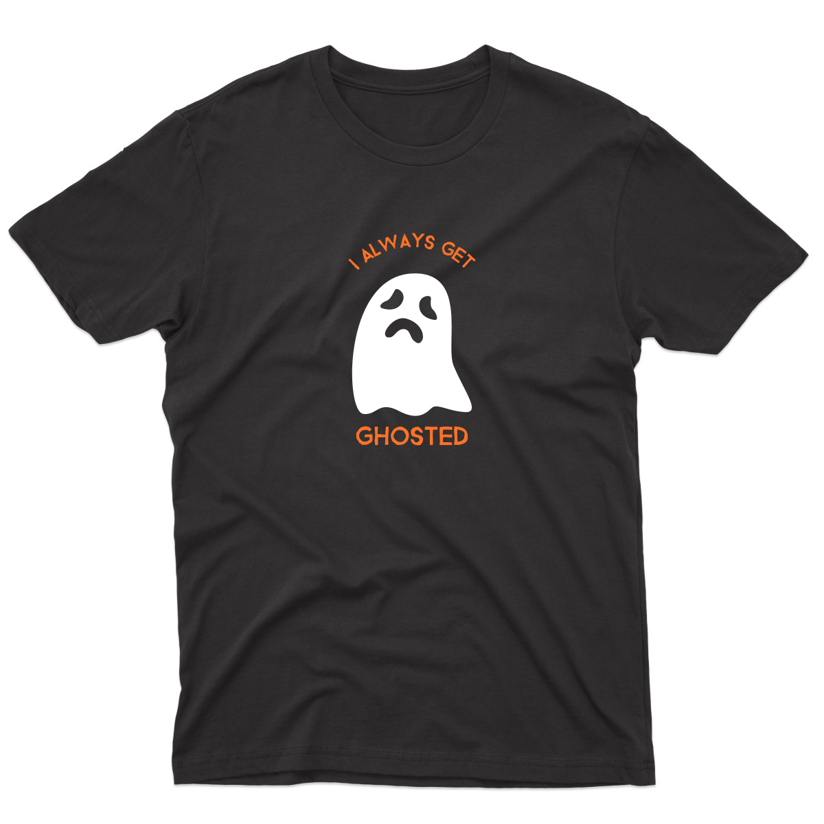 I Always Get Ghosted Men's T-shirt | Black