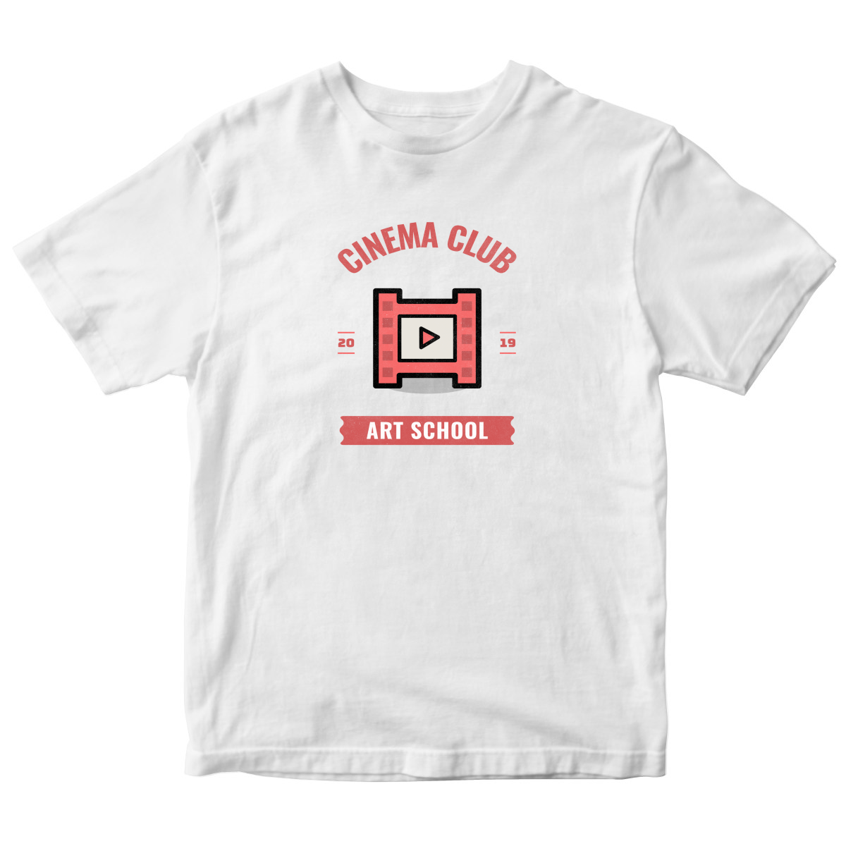 Cinema Club Art School 2020 Kids T-shirt | White