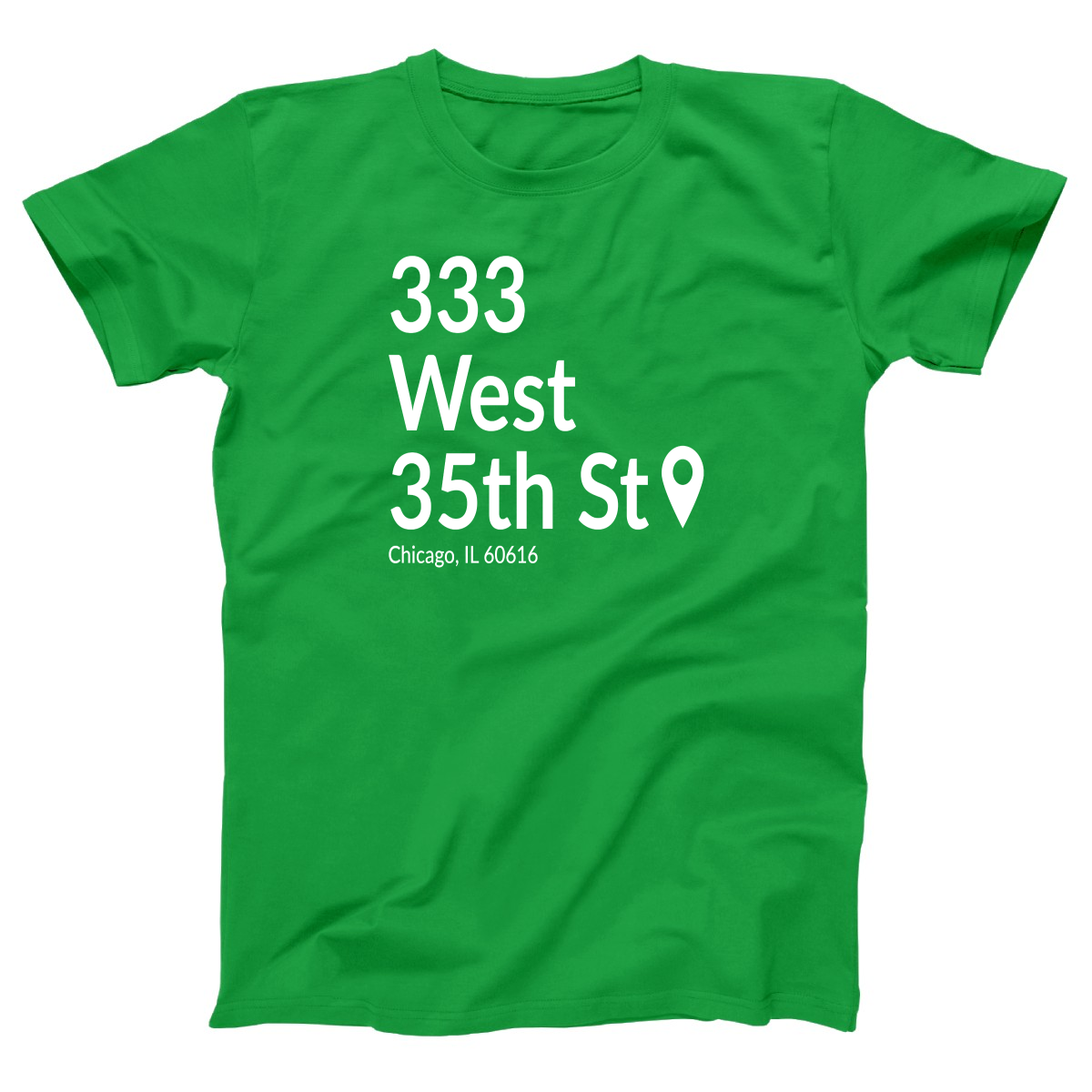 Chicago Baseball Stadium South Side Women's T-shirt | Green