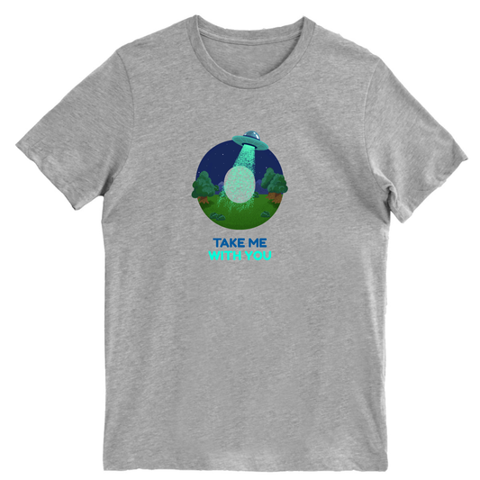 Take Me With You Men's T-shirt | Gray