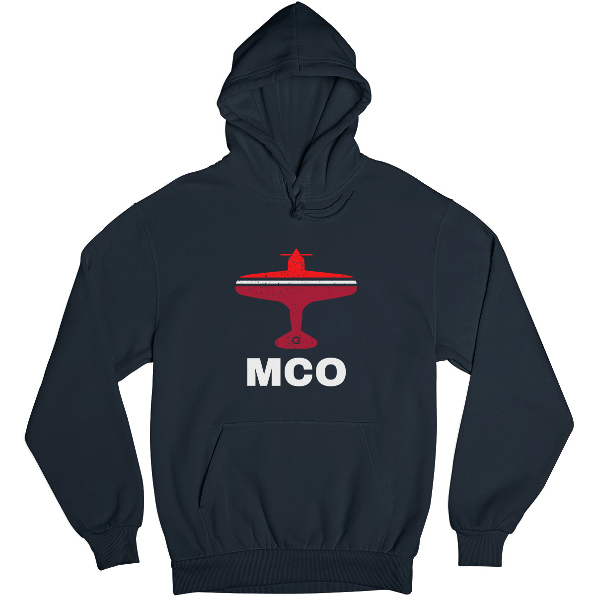 Fly Orlando MCO Airport Unisex Hoodie | Navy