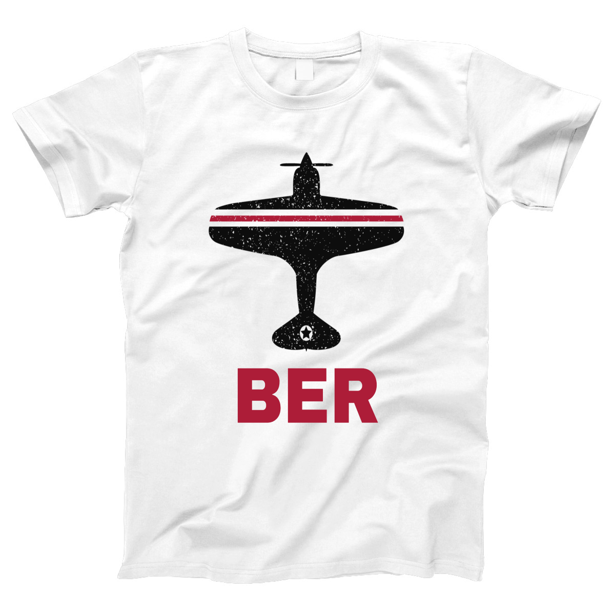 Fly Berlin BER Airport Women's T-shirt | White