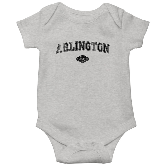 Arlington 1841 Represent Baby Bodysuits | Gray