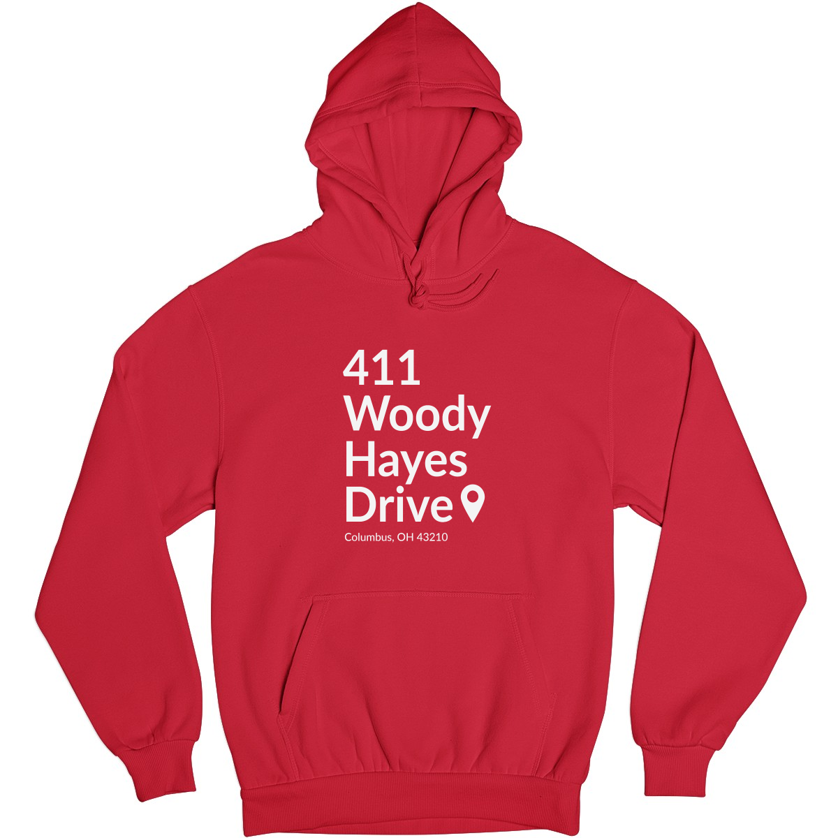 Ohio State Football Stadium Unisex Hoodie | Red