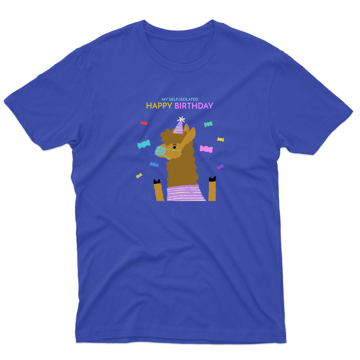 My Self Isolated Men's T-shirt | Blue