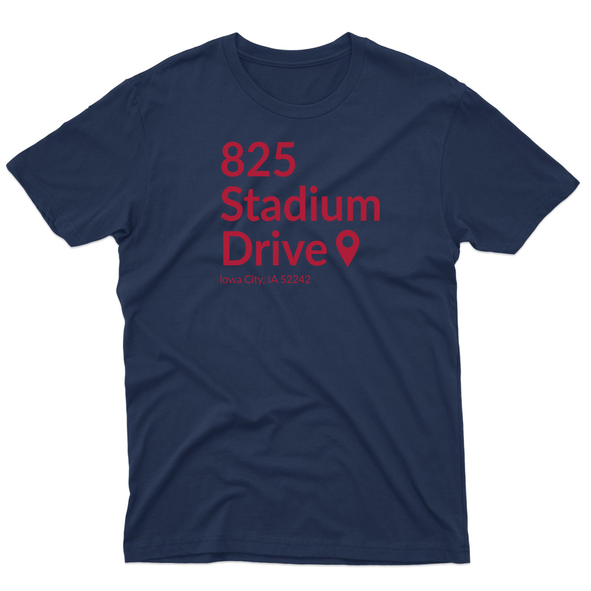 Iowa Football Stadium Men's T-shirt | Navy