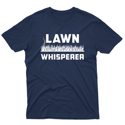 Lawn Whisperer Dad  Men's T-shirt | Navy