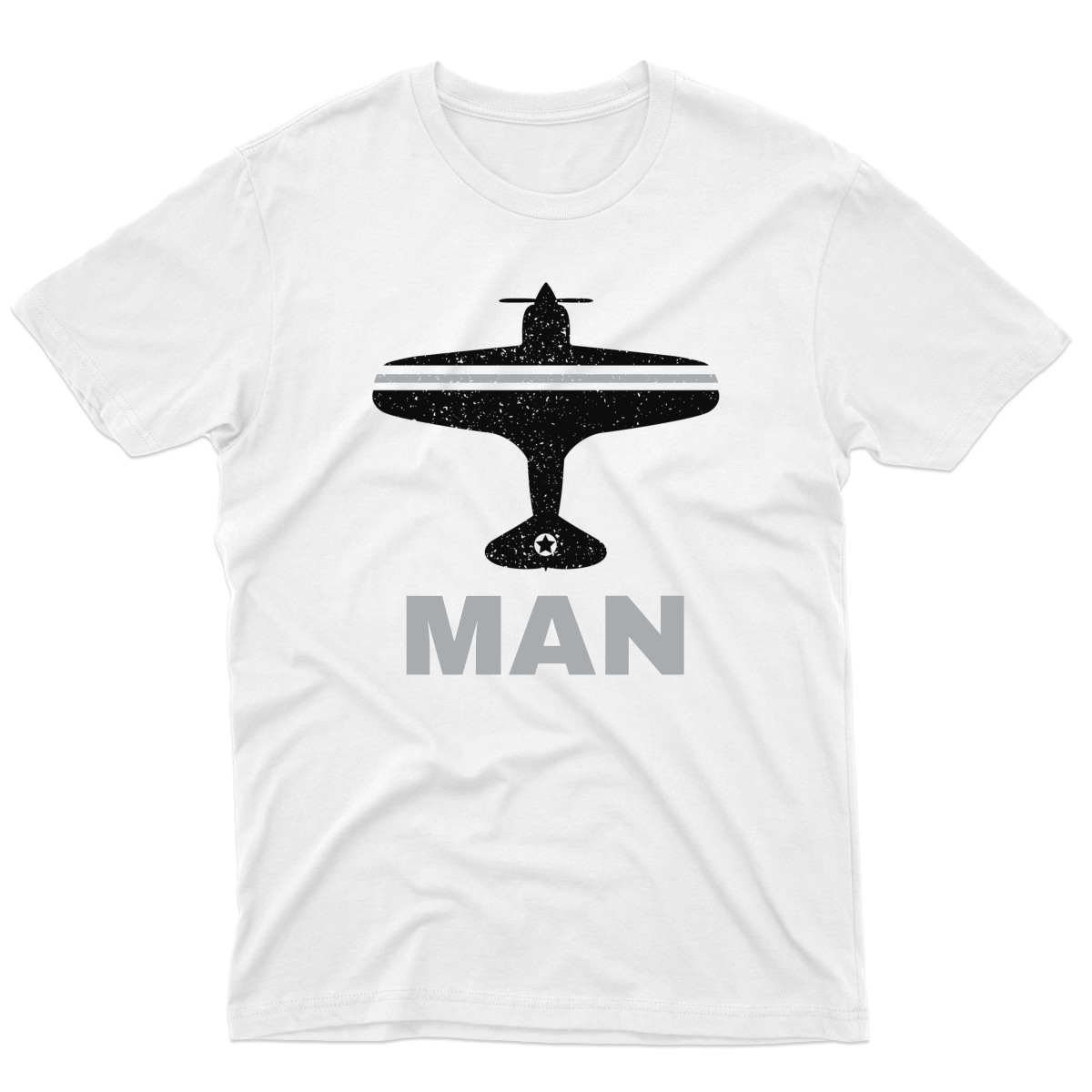Fly Manchester MAN Airport Men's T-shirt | White