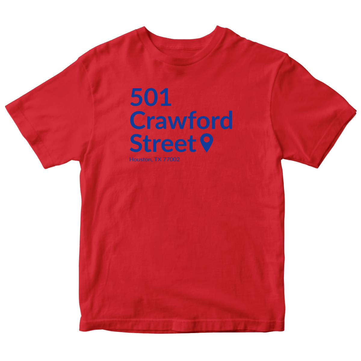 Houston Baseball Stadium  Kids T-shirt | Red