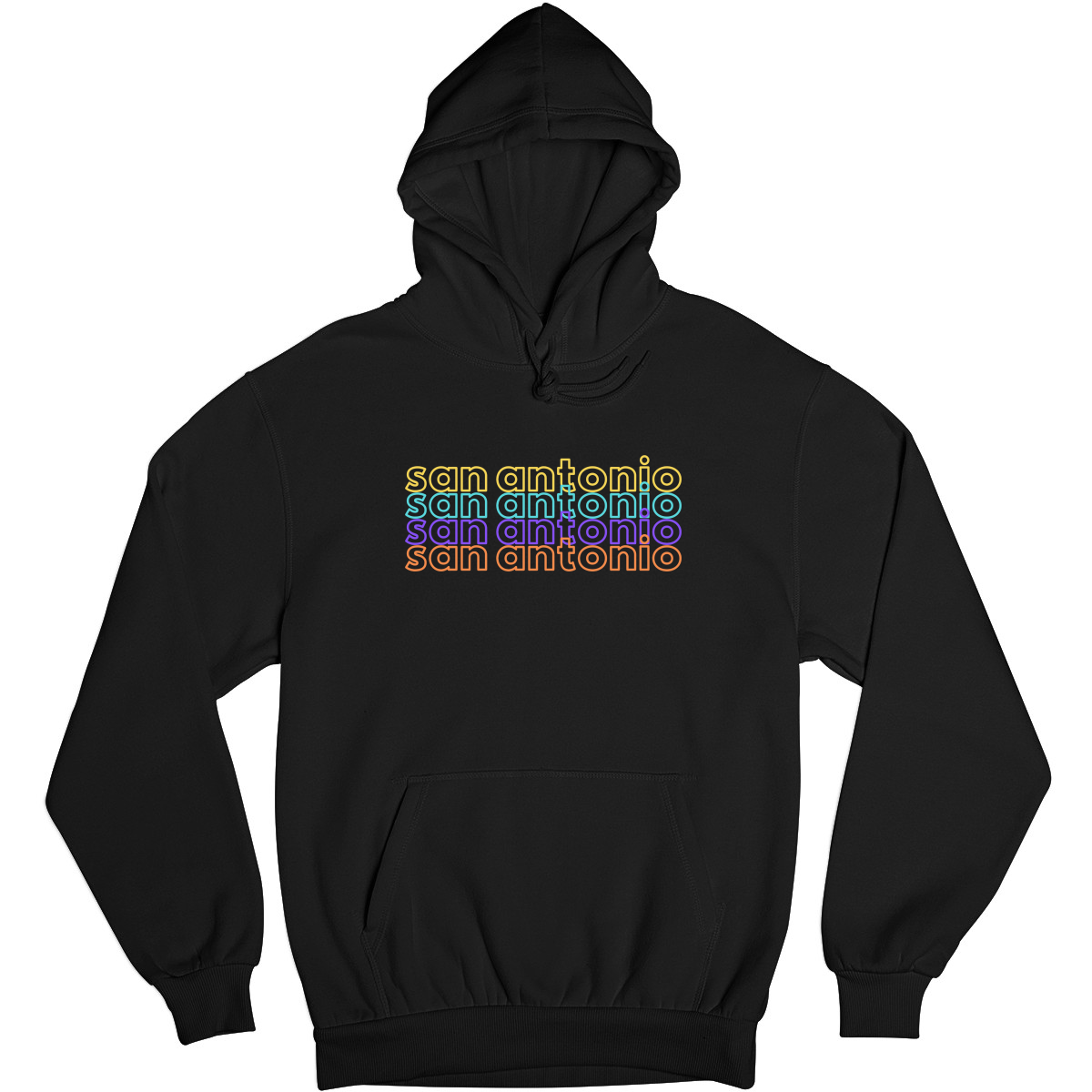 San Antonio Unisex Hoodie | Black